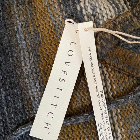 PULL OVER SUPER SOFT KNIT BOHEMIAN HOODIE SWEATER , NWT!! - Picture 4 of 5